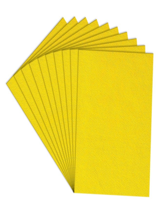Lakeer A4 Yellow Felt Sheets - 2mm Thick, Stiff Fabric, Pack of 10, for DIY Crafts, Sewing, Scrapbooking, School Projects. - Image 1